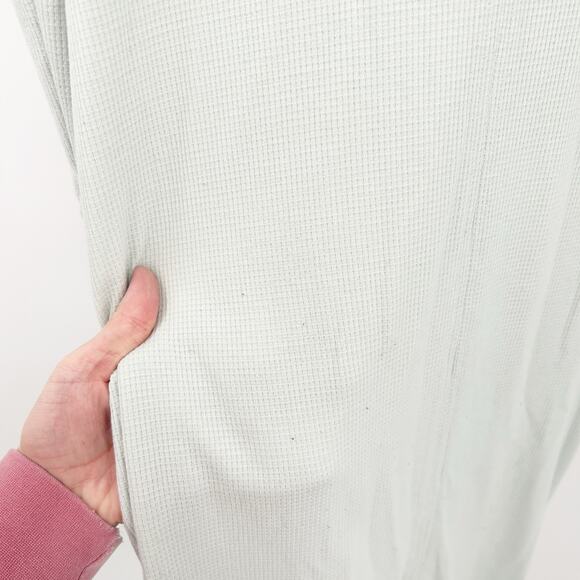 Athleta Womens Wind Down Waffle Long Sleeve Henley Lounge Sleep Dress Size S - Picture 5 of 7